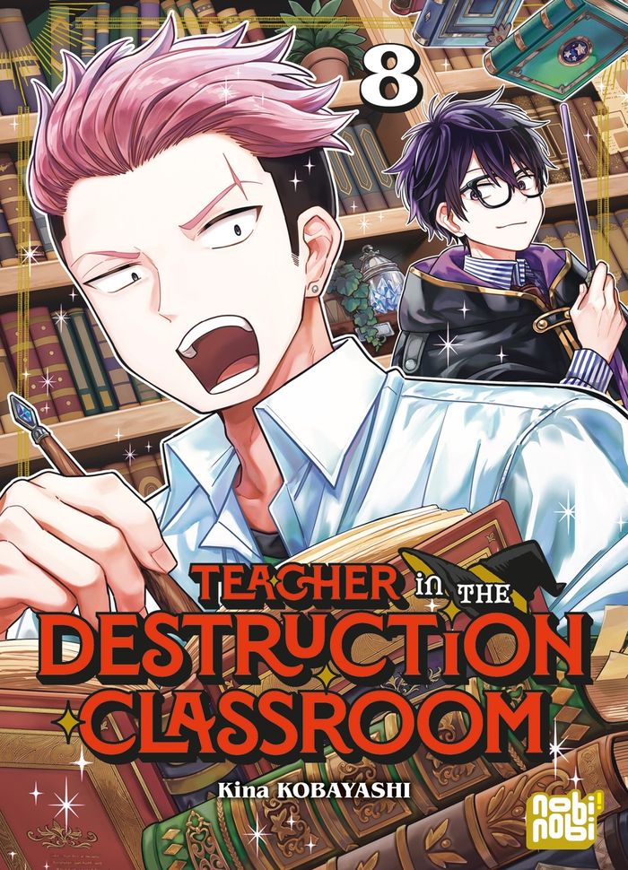 Couverture du livre « TEACHER IN THE DESTRUCTION CLASSROOM T08 » de Kina Kobayashi, librairie Les Contes Infusés à Corte
