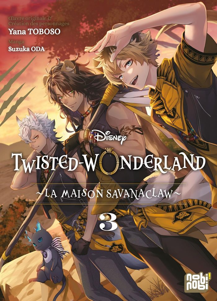 Couverture du livre « TWISTED-WONDERLAND - LA MAISON SAVANACLAW T03 » de Toboso/oda, librairie Les Contes Infusés à Corte