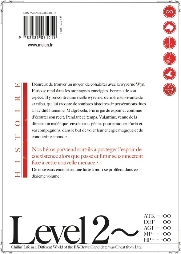 Quatrième de couverture de « CHILLIN' LIFE IN A DIFFERENT WORLD - TOME 10 »