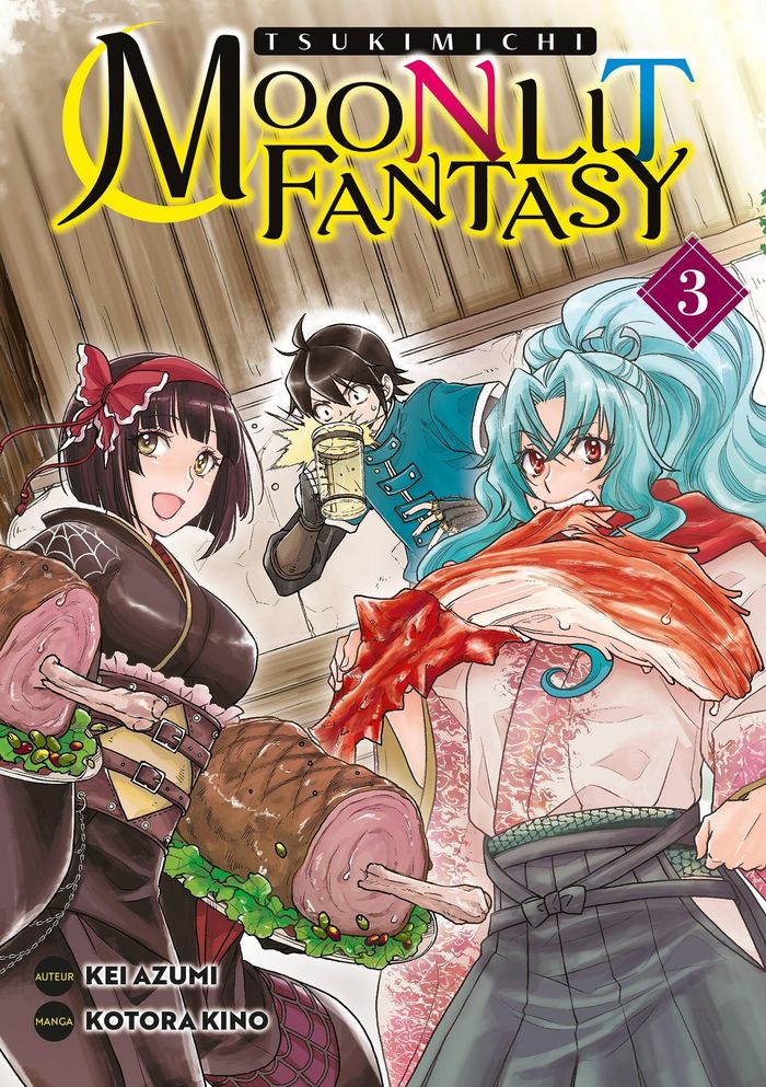 Couverture du livre « TSUKIMICHI - MOONLIT FANTASY - TOME 03 » de Azumi/kino, librairie Les Contes Infusés à Corte