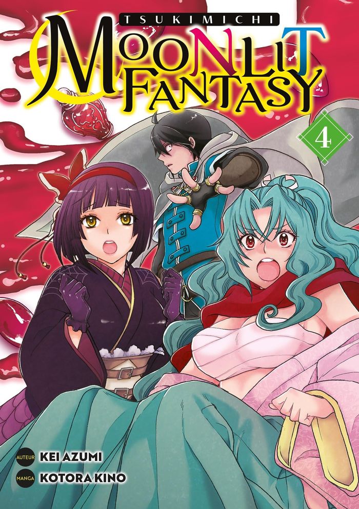 Couverture du livre « TSUKIMICHI - MOONLIT FANTASY - TOME 04 » de Azumi/kino, librairie Les Contes Infusés à Corte