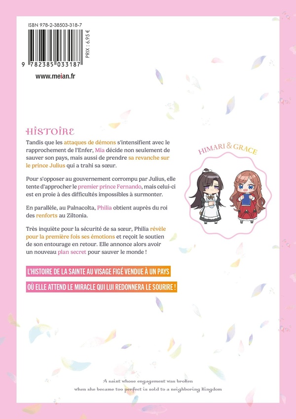 Quatrième de couverture de « THE SAINT WHOSE ENGAGEMENT WAS BROKEN - TOME 04 »