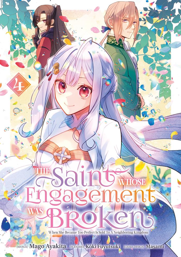 Couverture du livre « THE SAINT WHOSE ENGAGEMENT WAS BROKEN - TOME 04 », librairie Les Contes Infusés à Corte