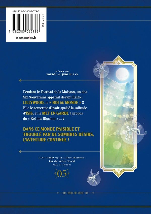 Quatrième de couverture de « I GOT CAUGHT UP IN A HERO SUMMONS - TOME 05 »