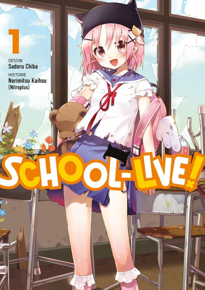 Couverture du livre « SCHOOL-LIVE! - TOME 01 » de (nitroplus) Kaihou, librairie Les Contes Infusés à Corte
