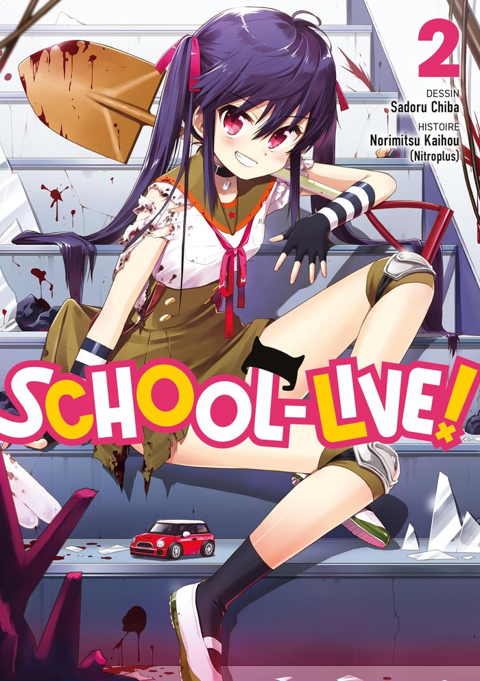Couverture du livre « SCHOOL-LIVE! - TOME 02 » de (nitroplus) Kaihou, librairie Les Contes Infusés à Corte