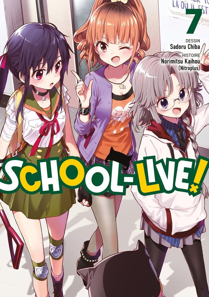 Couverture du livre « SCHOOL-LIVE! - TOME 07 » de Kaihou (nitroplus) N, librairie Les Contes Infusés à Corte