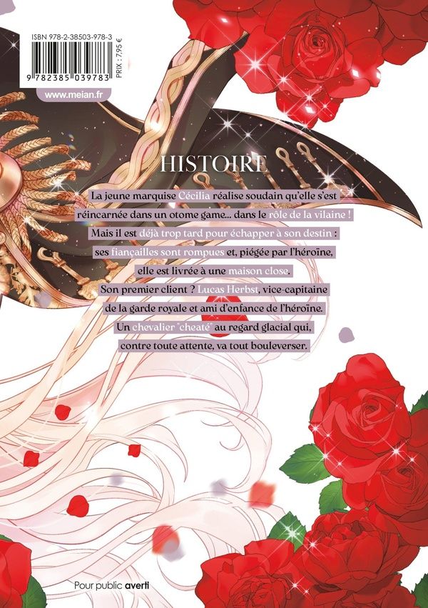 Quatrième de couverture de « THE VILLAINESS AND THE DEMON KNIGHT - TOME 01 »