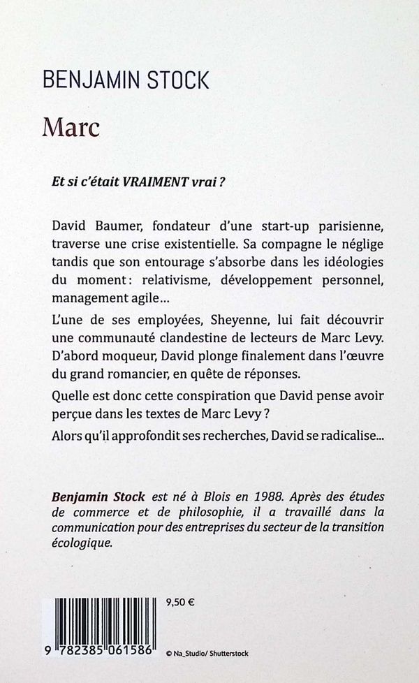 Quatrième de couverture de « Marc »