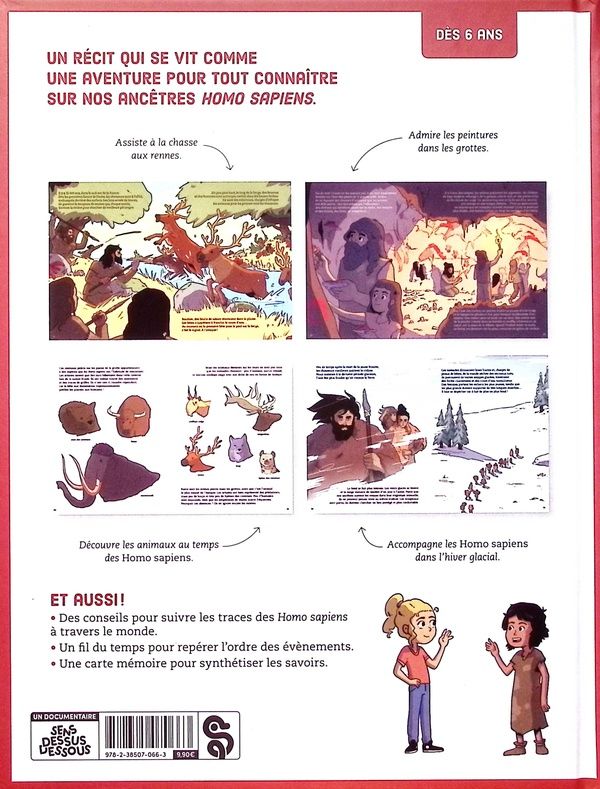 Quatrième de couverture de « L'aventure Homo sapiens »