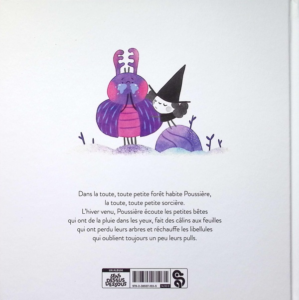 Quatrième de couverture de « Poussière et le grand dodo de l'hiver »