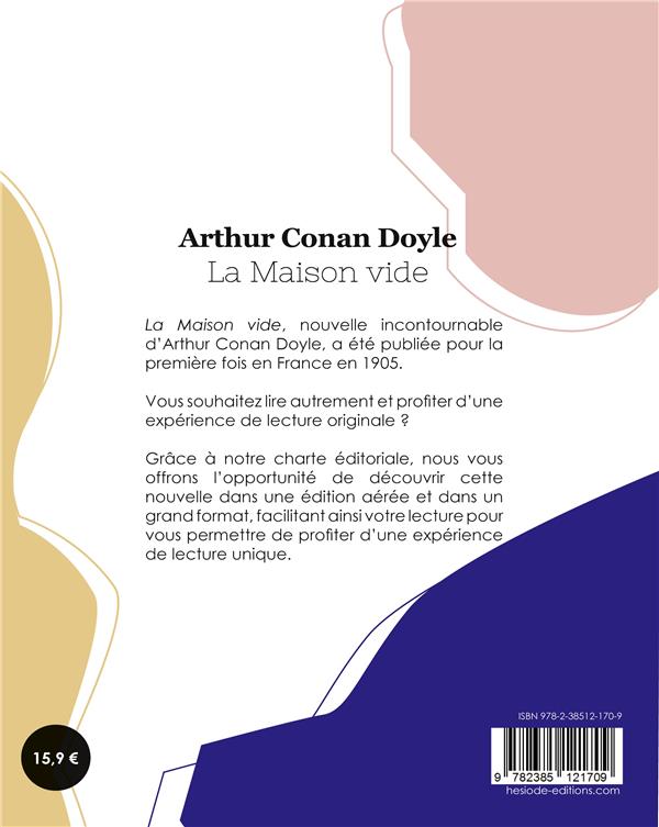 Quatrième de couverture de « La Maison vide »