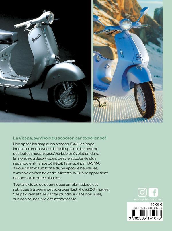 Quatrième de couverture de « Vespa : une révolution culturelle sur deux roues »