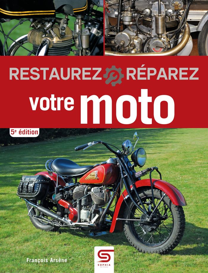 Couverture du livre « Restaurez, réparez votre moto », librairie Les Contes Infusés à Corte