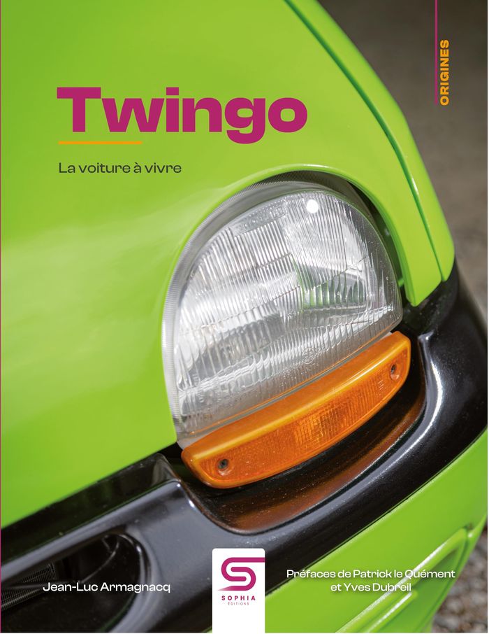 Couverture du livre « Twingo : la voiture à vivre », librairie Les Contes Infusés à Corte