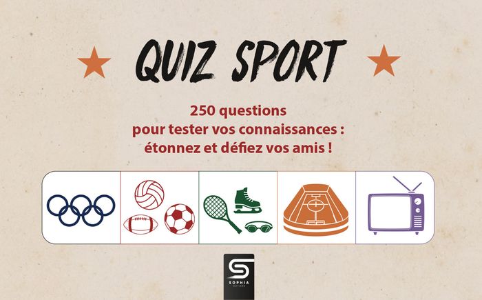 Couverture du livre « QUIZ SPORT » de Xxx, librairie Les Contes Infusés à Corte