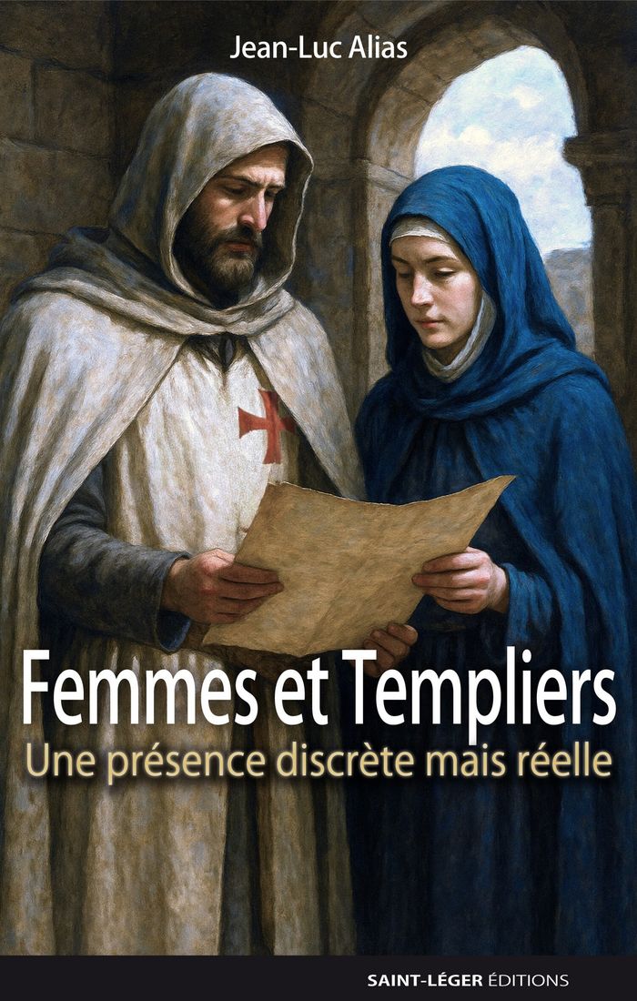 Couverture du livre « Femmes et templiers : une présence discrète mais réelle » de Jean-Luc Alias, librairie Les Contes Infusés à Corte