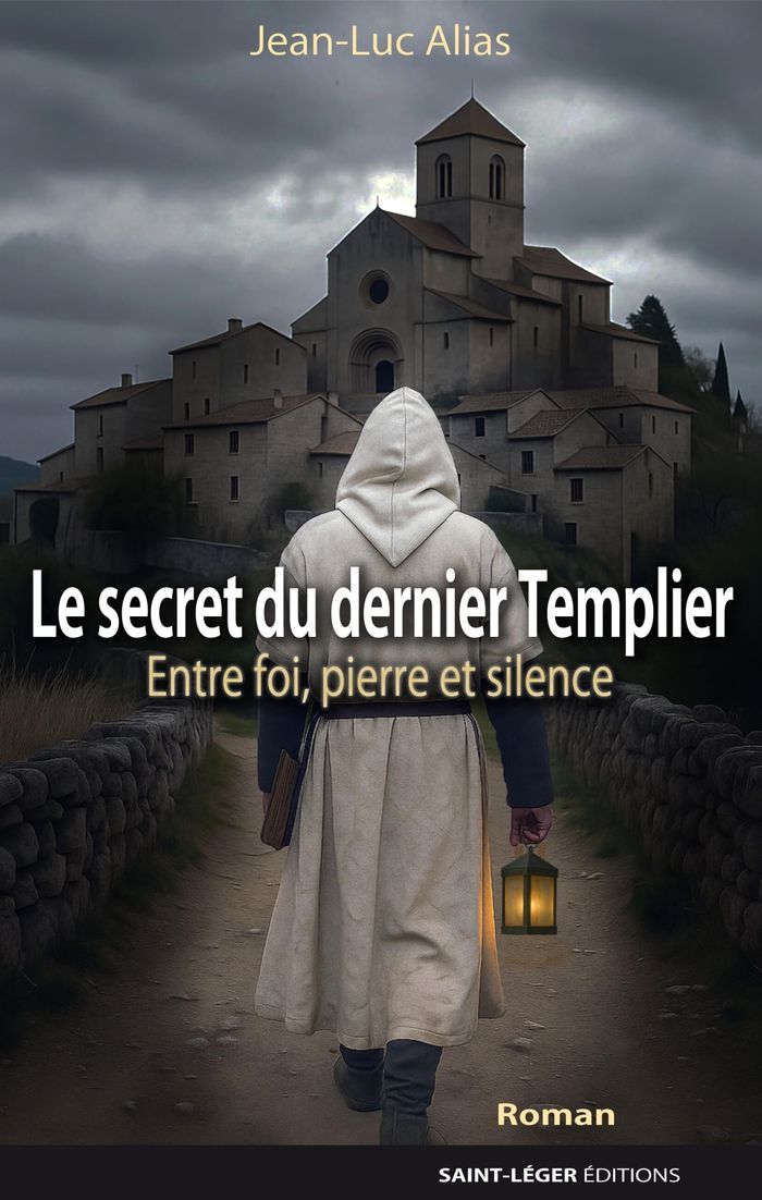 Couverture du livre « Le secret du dernier templier : entre foi, pierre et silence » de Jean-Luc Alias, librairie Les Contes Infusés à Corte