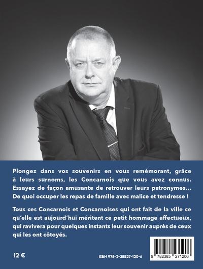 Quatrième de couverture de « LES SURNOMS CONCARNOIS »