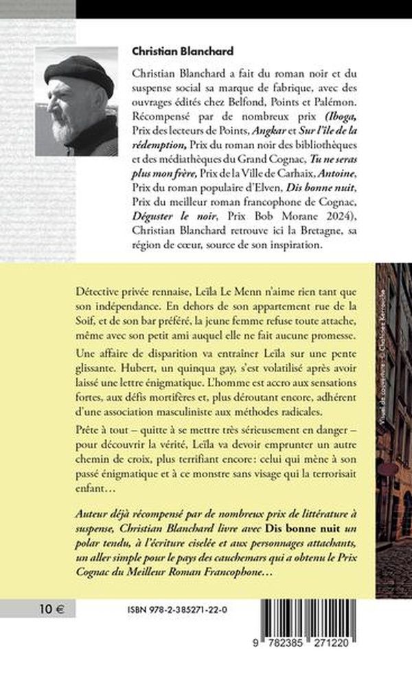 Quatrième de couverture de « Dis bonne nuit »