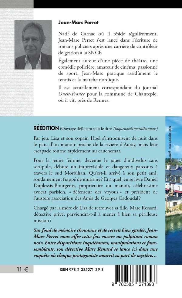 Quatrième de couverture de « La disparue du Loc'h »