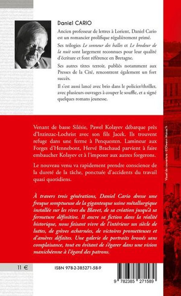 Quatrième de couverture de « Les forges rouges »