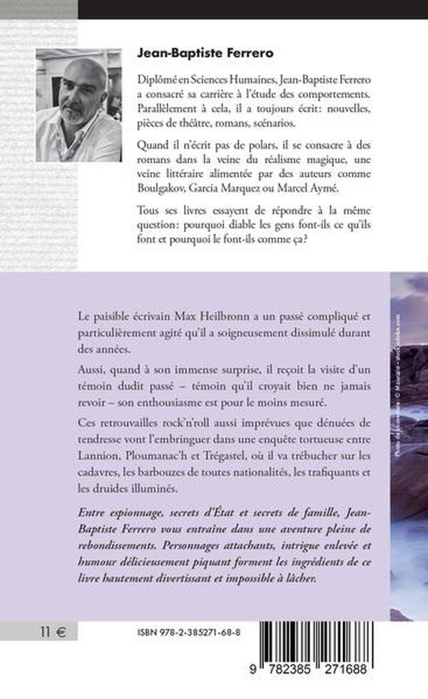 Quatrième de couverture de « Sang d'encre sur granit rose »