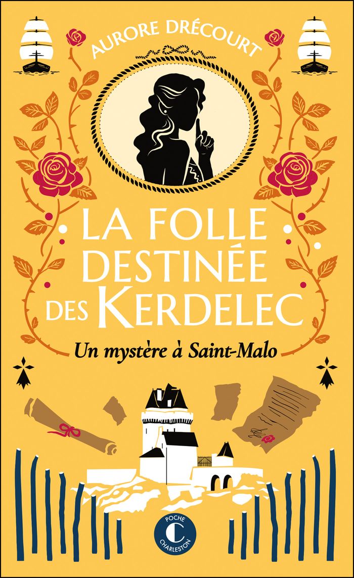 Couverture du livre « Un mystère à Saint-Malo : roman » de Aurore Drécourt, librairie Les Contes Infusés à Corte