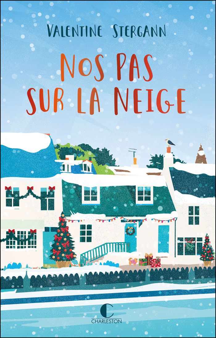 Couverture du livre « NOS PAS SUR LA NEIGE » de Valentine Stergann, librairie Les Contes Infusés à Corte