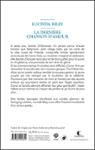 Quatrième de couverture de « LA DERNIERE CHANSON D'AMOUR »