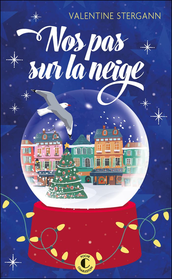 Couverture du livre « NOS PAS SUR LA NEIGE » de Valentine Stergann, librairie Les Contes Infusés à Corte