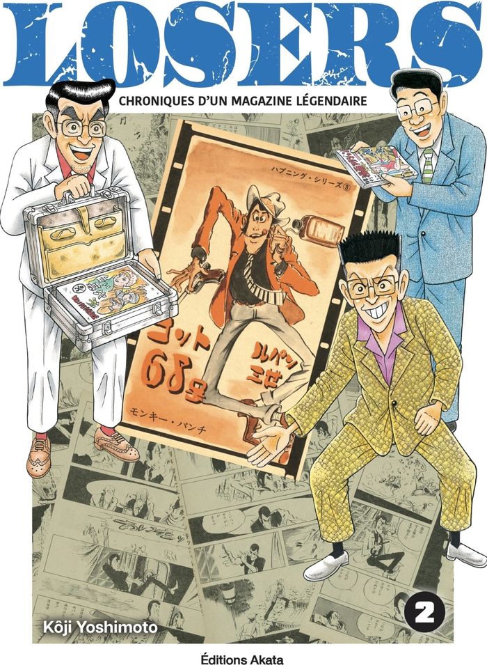 Couverture du livre « Losers : chroniques d'un magazine légendaire » de Kōji Yoshimoto, librairie Les Contes Infusés à Corte