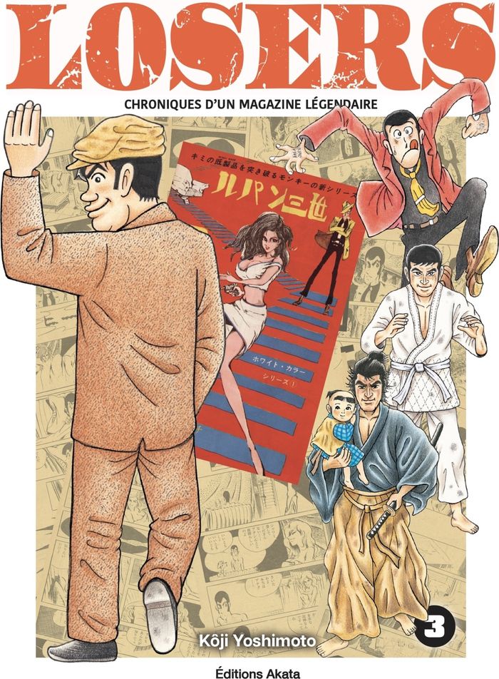 Couverture du livre « Losers : chroniques d'un magazine légendaire » de Kōji Yoshimoto, librairie Les Contes Infusés à Corte