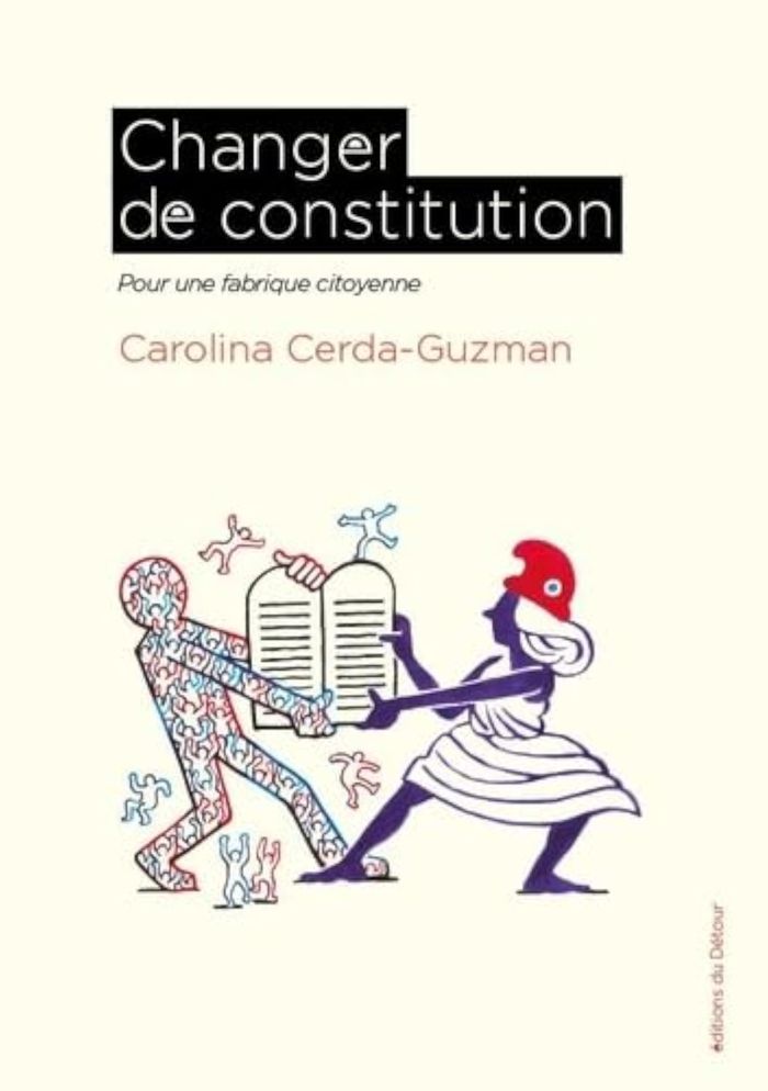 Couverture du livre « SORTIR DE LA VE - POUR UNE FABRIQUE CITOYENNE DE LA CONSTITUTION » de C. Cerda-Guzman, librairie Les Contes Infusés à Corte