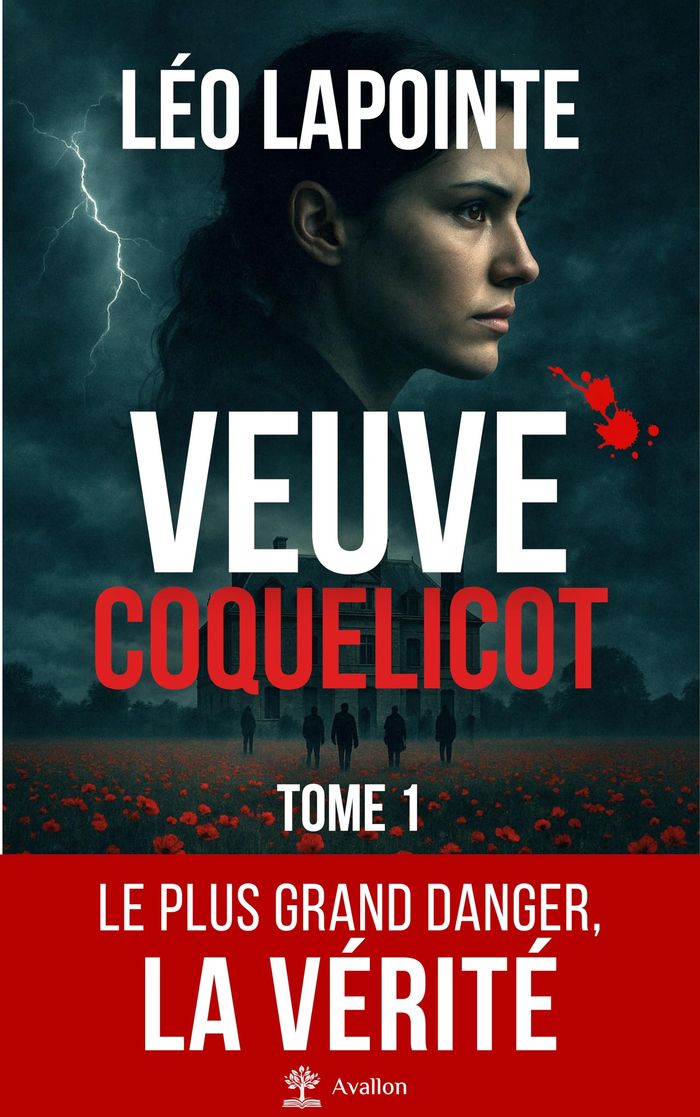Couverture du livre « Veuve Coquelicot : roman » de Léo Lapointe, librairie Les Contes Infusés à Corte