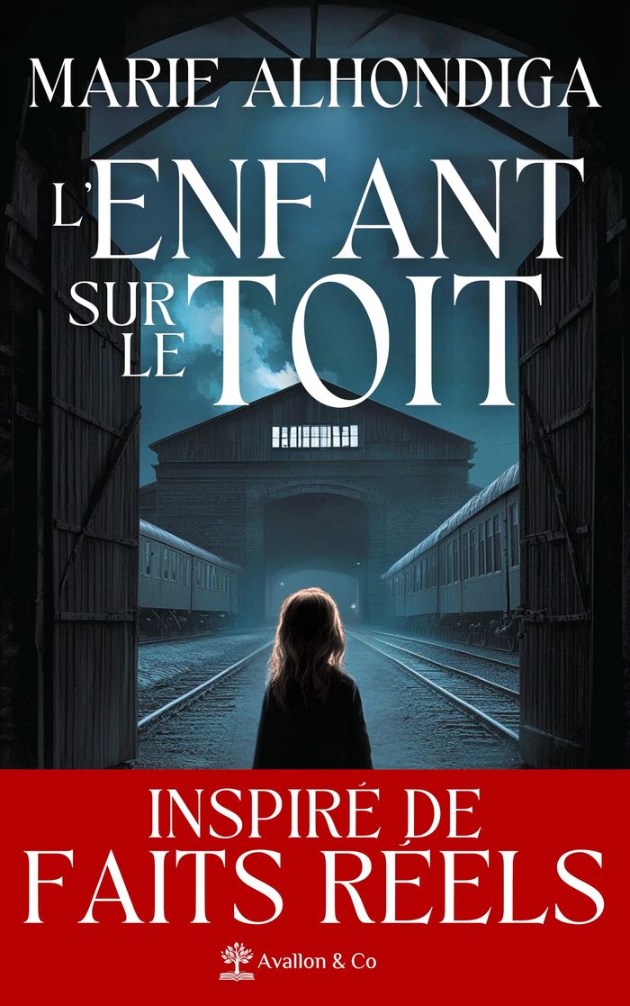 Couverture du livre « L'enfant sur le toit : roman » de Marie Alhondiga, librairie Les Contes Infusés à Corte