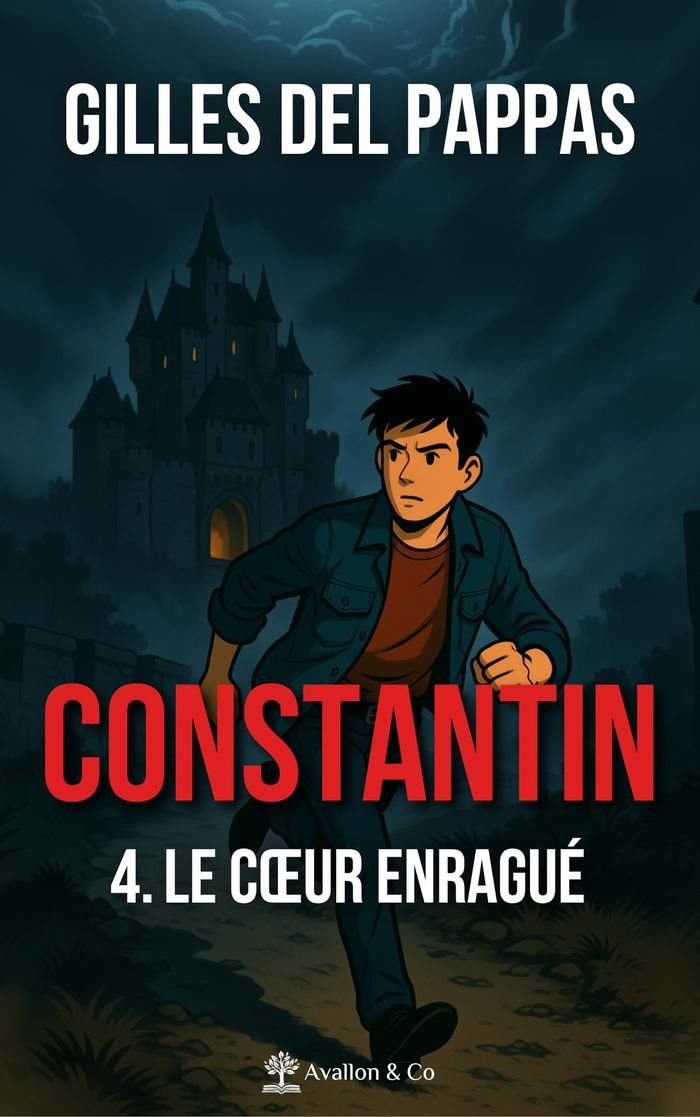 Couverture du livre « Constantin : le cSur enragué » de Gilles Del Pappas, librairie Les Contes Infusés à Corte