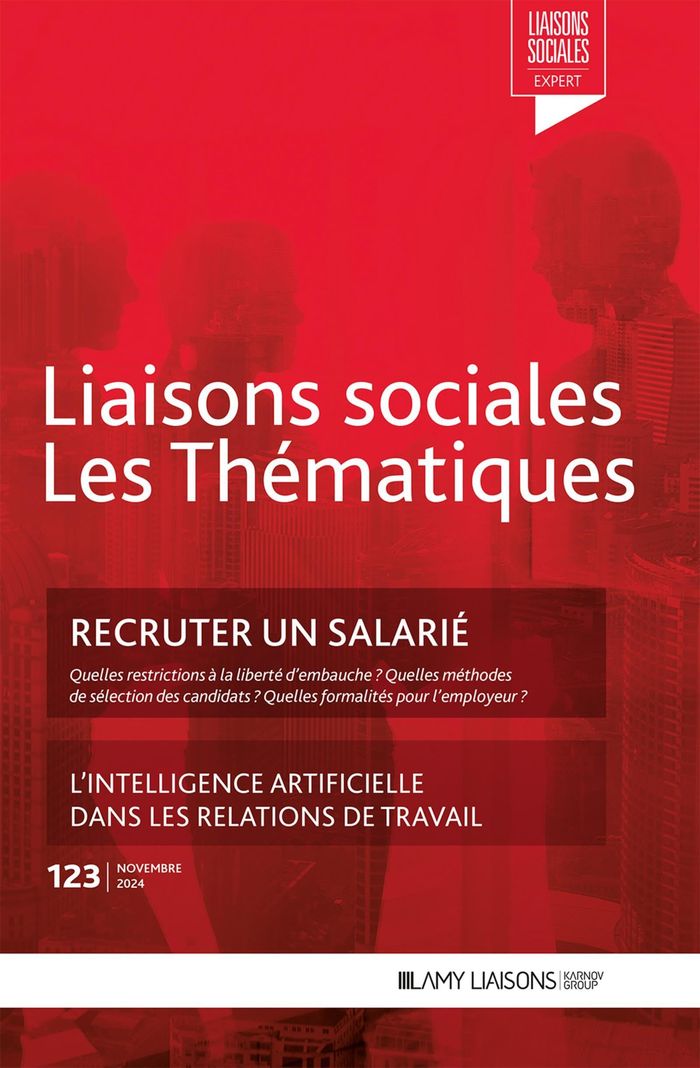 Couverture du livre « RECRUTER UN SALARIE - LES DIFFERENTS TYPES DE CONTRATS DE TRAVAIL; L'INTELLIGENCE ARTIFICIELLE DANS », librairie Les Contes Infusés à Corte