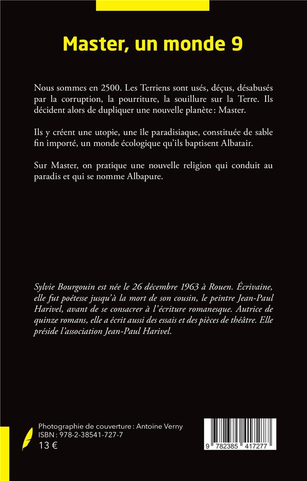 Quatrième de couverture de « MASTER, UN MONDE 9 »