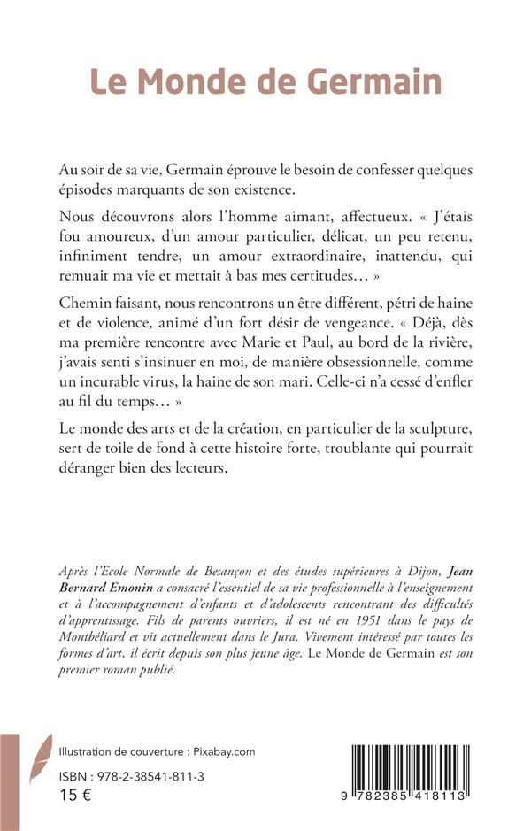Quatrième de couverture de « LE MONDE DE GERMAIN »