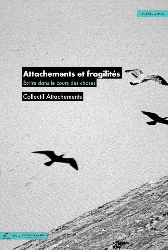 Couverture du livre « Attachements et fragilités : écrire dans le cours des choses » de Collectif Attachements, librairie Les Contes Infusés à Corte
