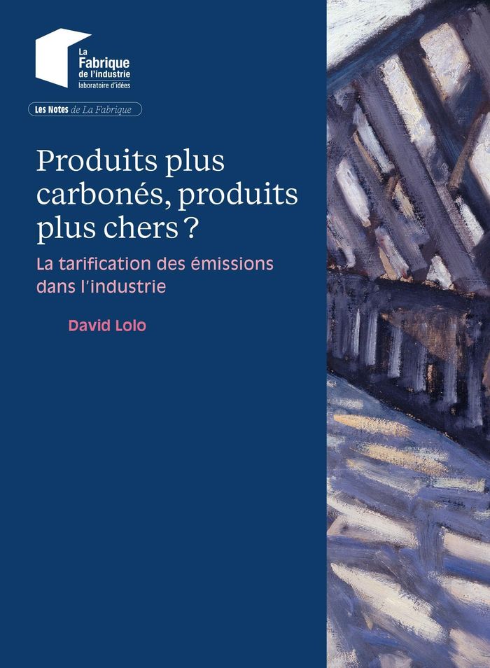 Couverture du livre « PRODUITS PLUS CARBONES, PRODUITS PLUS CHERS ? - LA TARIFICATION DES EMISSIONS DANS L'INDUSTRIE » de David Lolo, librairie Les Contes Infusés à Corte