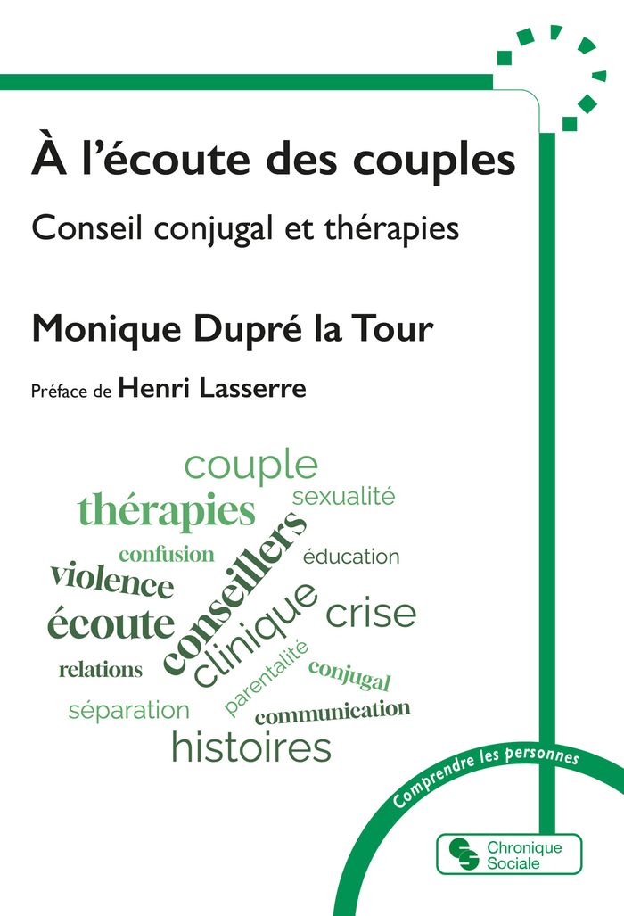 Couverture du livre « À l'écoute des couples : conseil conjugal et thérapies », librairie Les Contes Infusés à Corte