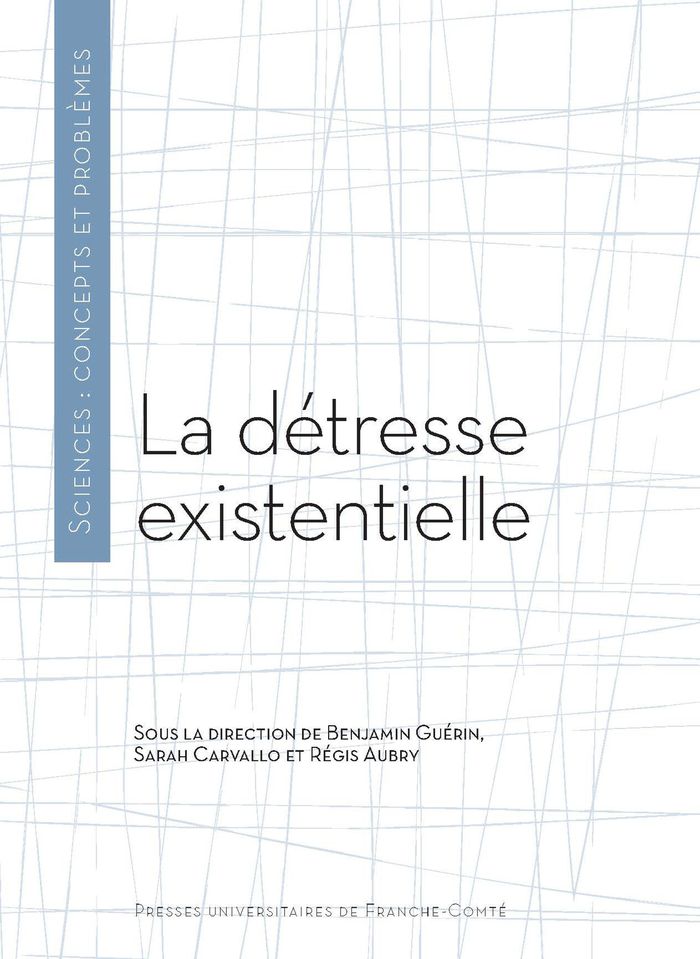 Couverture du livre « La détresse existentielle », librairie Les Contes Infusés à Corte