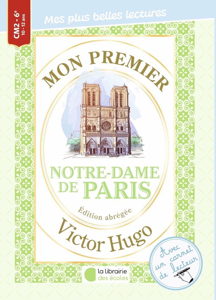 Couverture du livre « Notre-Dame de Paris » de Victor Hugo, librairie Les Contes Infusés à Corte