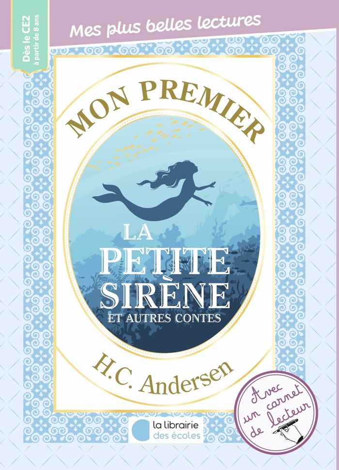 Couverture du livre « La petite sirène et autres contes » de Hans Christian Andersen, librairie Les Contes Infusés à Corte