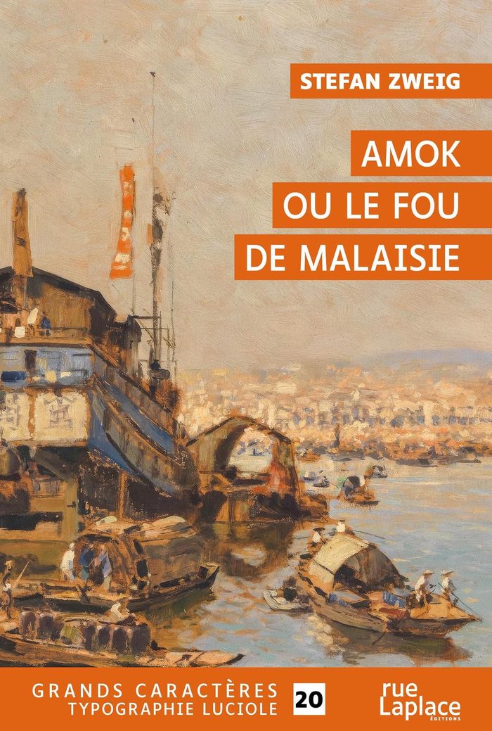 Couverture du livre « Amok ou le fou de Malaisie » de Stefan Zweig, librairie Les Contes Infusés à Corte
