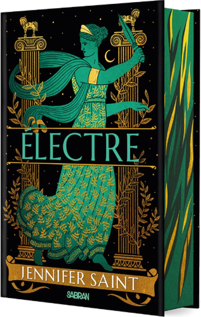 Couverture du livre « Électre » de Jennifer Saint, librairie Les Contes Infusés à Corte