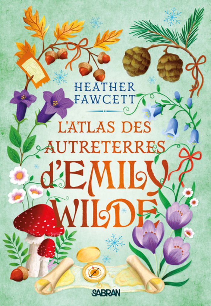 Couverture du livre « L'atlas des autreterres d'Emily Wilde » de Heather Fawcett, librairie Les Contes Infusés à Corte