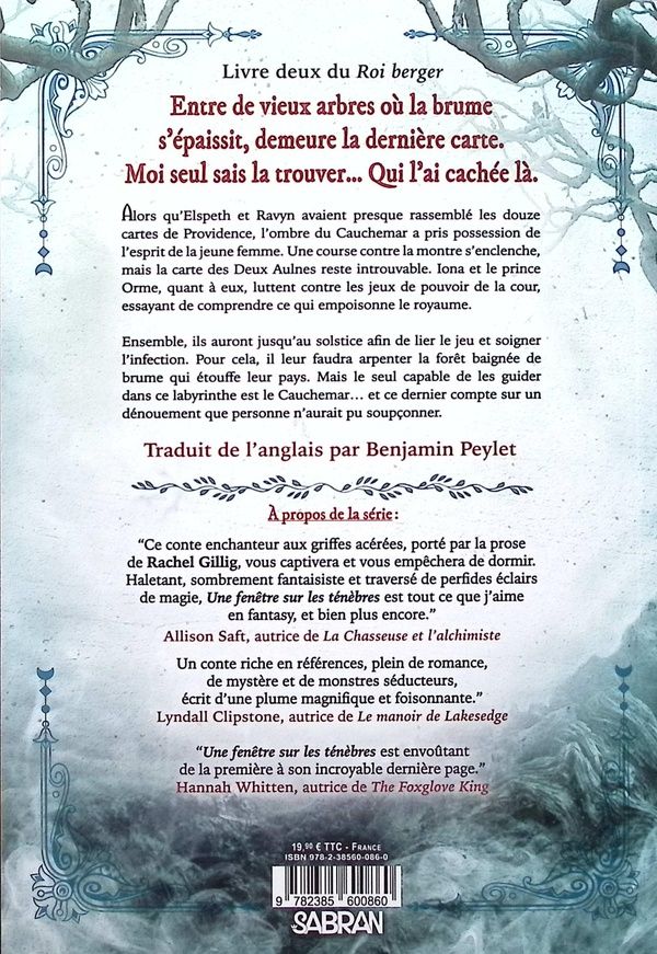 Quatrième de couverture de « Deux couronnes corrompues »